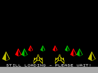 3 Deep Space title screen for ZX Spectrum